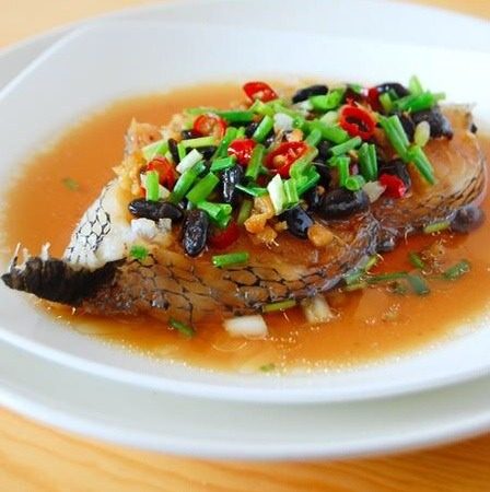 豆豉辣椒蒸鳕鱼