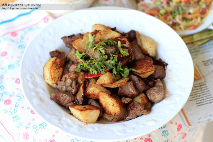 干煸土豆羊肉