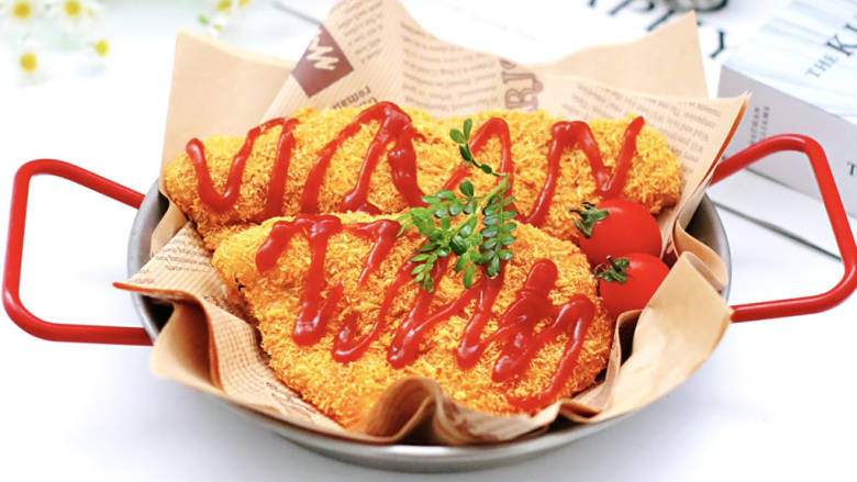 香酥风味鱼排(空气炸锅版),好吃到舔手指,低脂高蛋白又营养丰富,老人小孩都喜欢哟!