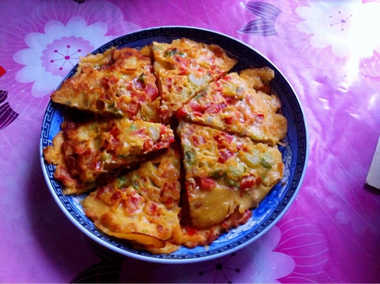 番茄鸡蛋饼