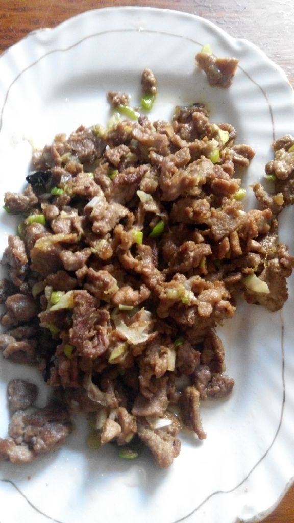 孜然里脊肉片