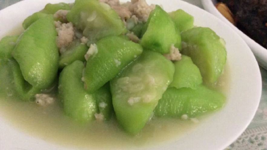 肉末丝瓜