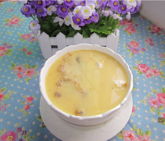 三文鱼头豆腐汤