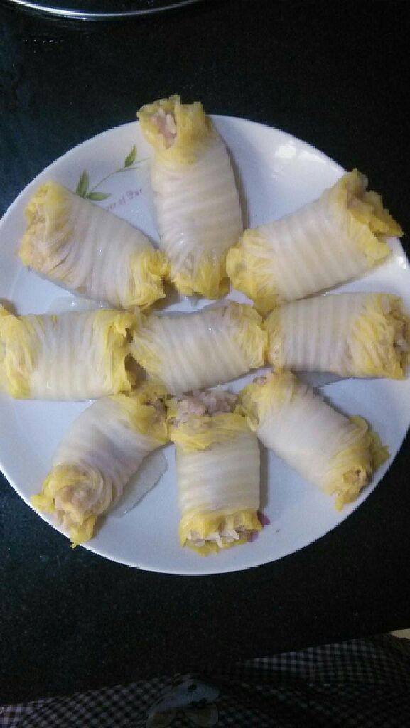 糯米猪肉白菜卷