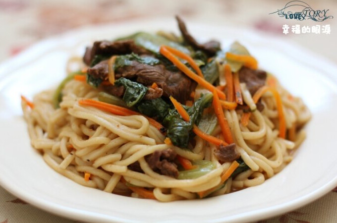 沙茶牛肉焖面