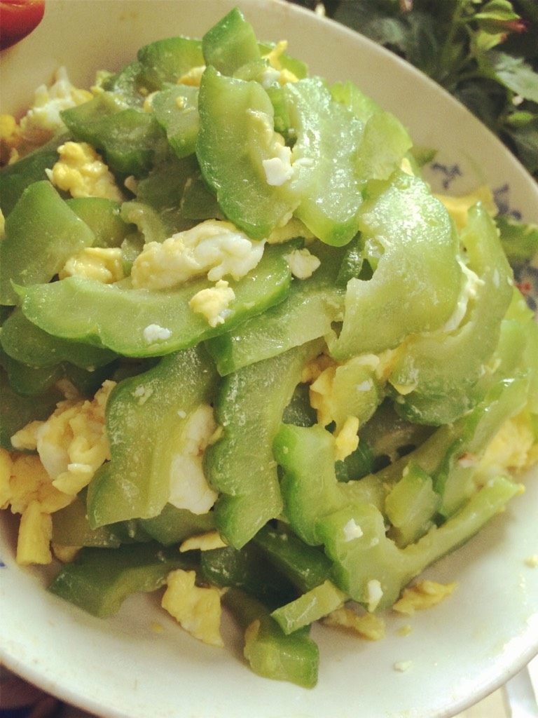 苦瓜炒蛋 甜甜的