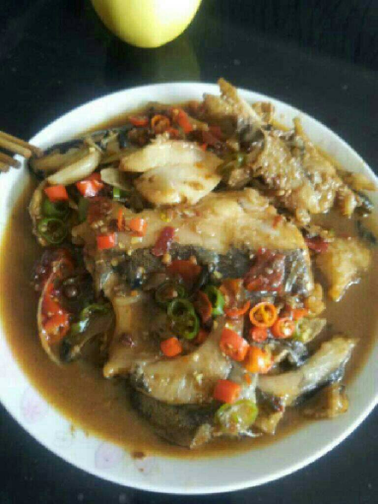 香煎深海鱼头