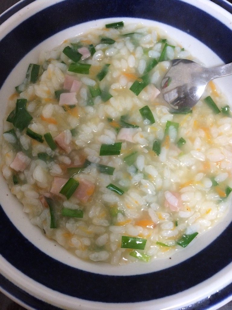 火腿蔬菜粥