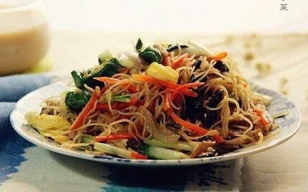 素炒米粉