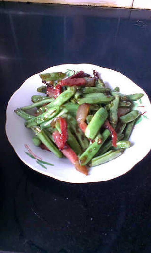 四季豆炒腊肉