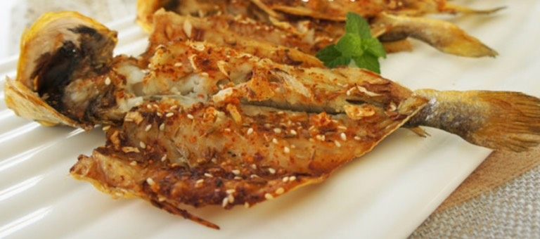用烤箱制作的菜品——烤黄花鱼