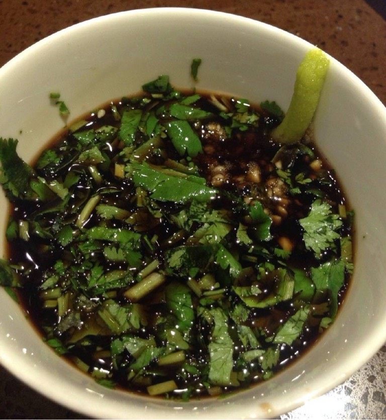 六种小料,你最喜欢哪种?,糖醋汁打底配香菜辣根