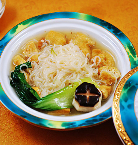 海鲜汁米粉豆泡丁菜羹
