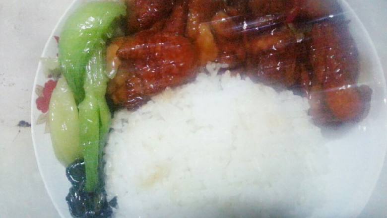自制照烧鸡腿饭