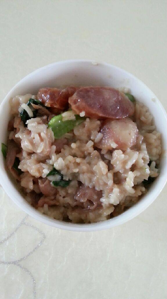 腊肠肥牛焖饭