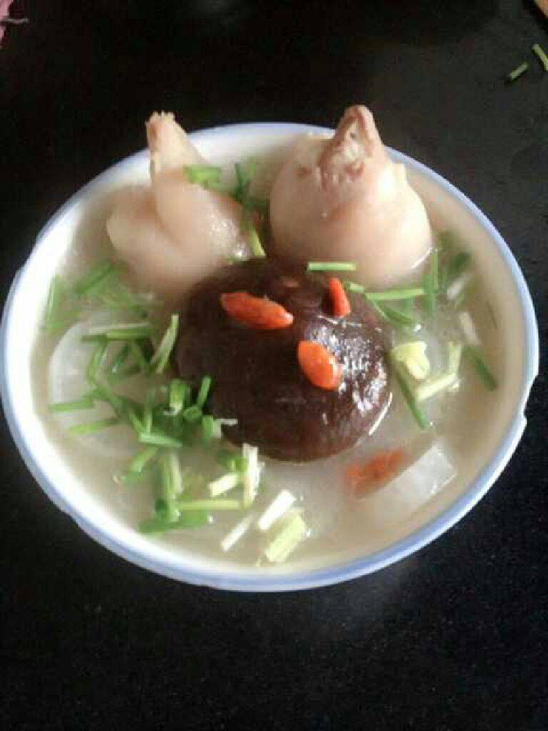 萝卜猪蹄汤（下奶的）