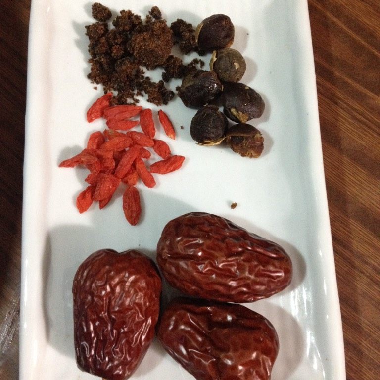 暖身汤,如图所需食材
