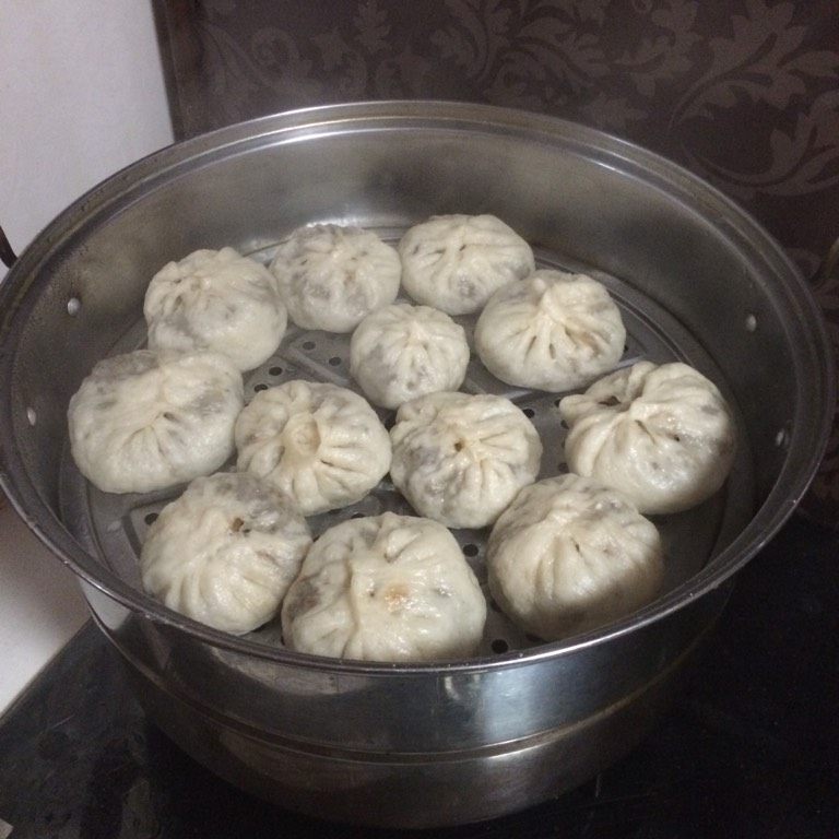酱肉包,水开后20分钟出锅