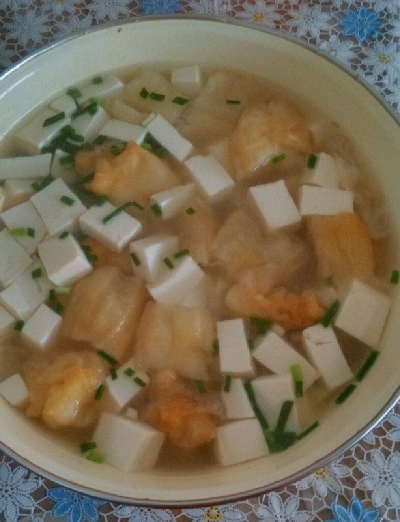 豆腐油条瘦肉汤