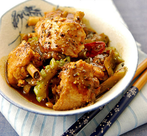 黑椒苦瓜啤酒翅