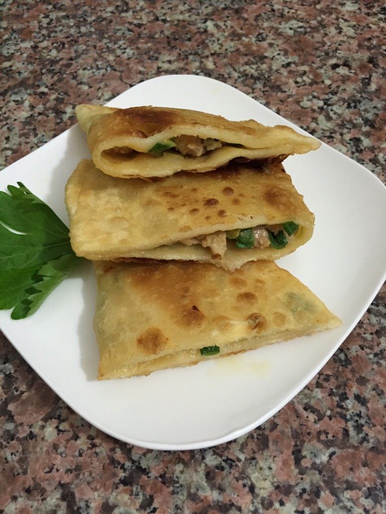 葱花猪肉馅饼