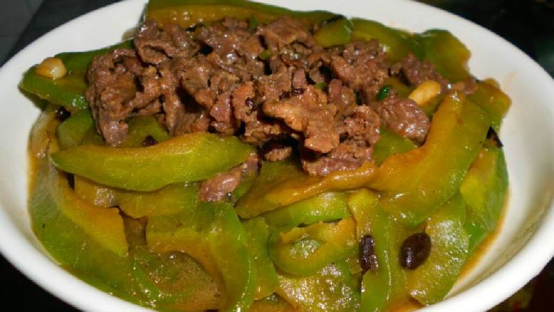凉瓜炒牛肉