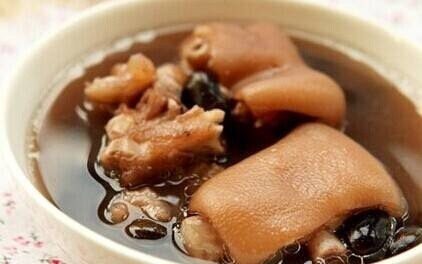 猪蹄黑豆汤