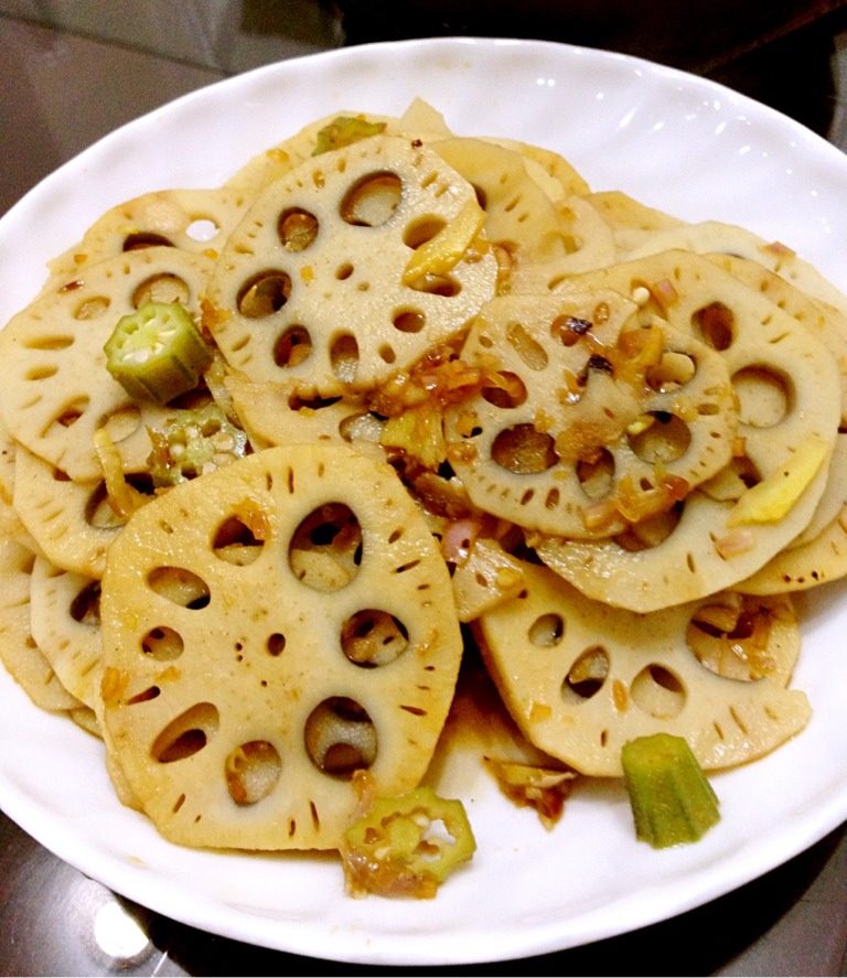 清炒莲藕