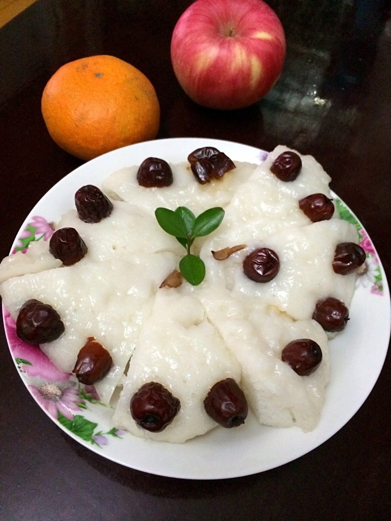 红枣水米糕