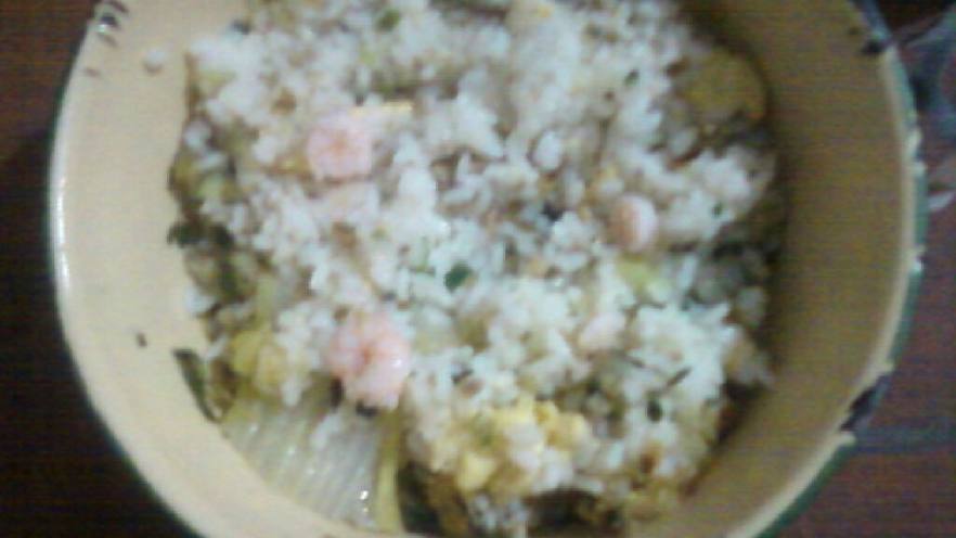 蛋炒虾肉饭
