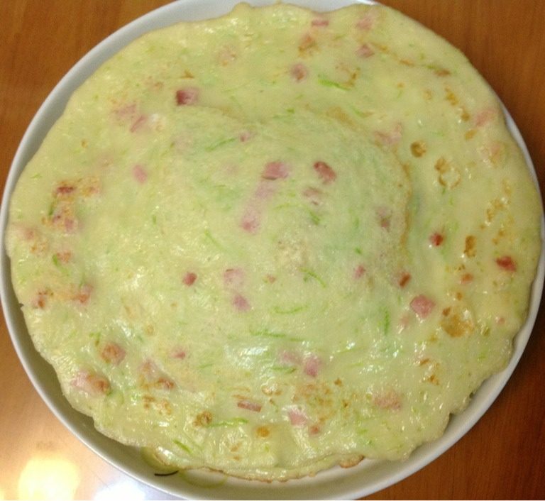 西葫芦培根饼