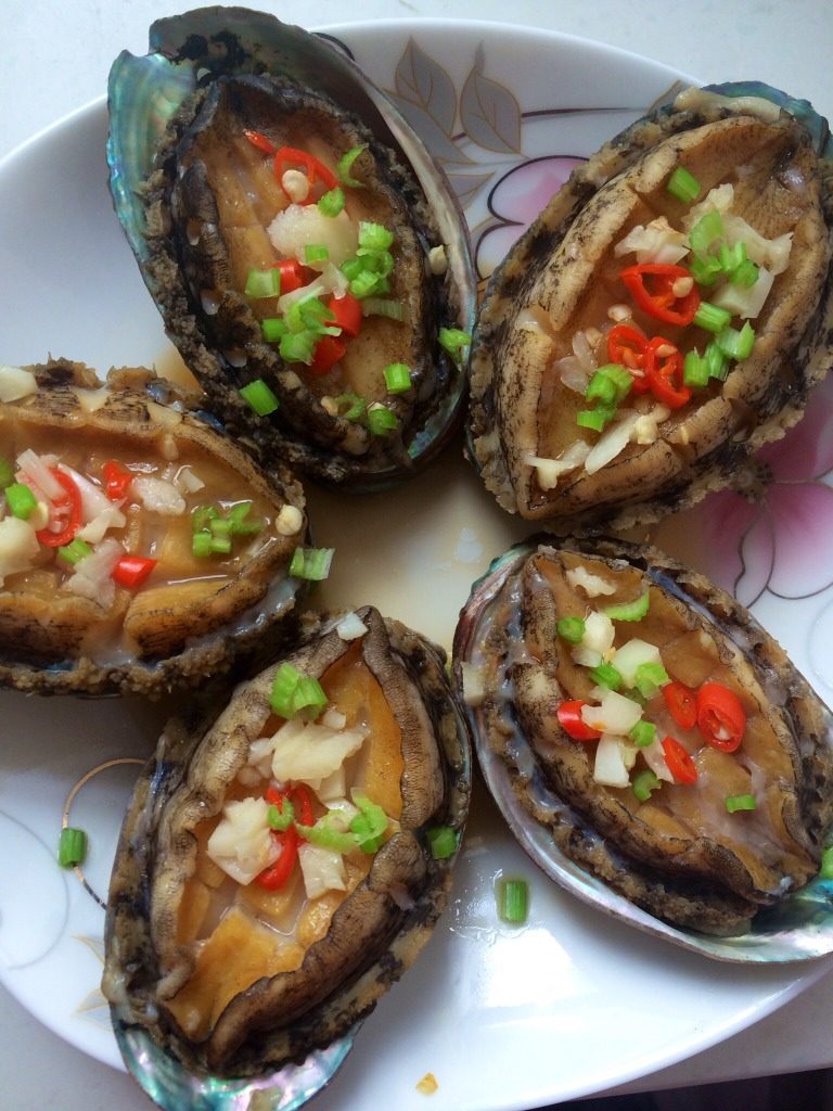 蒸鲍鱼