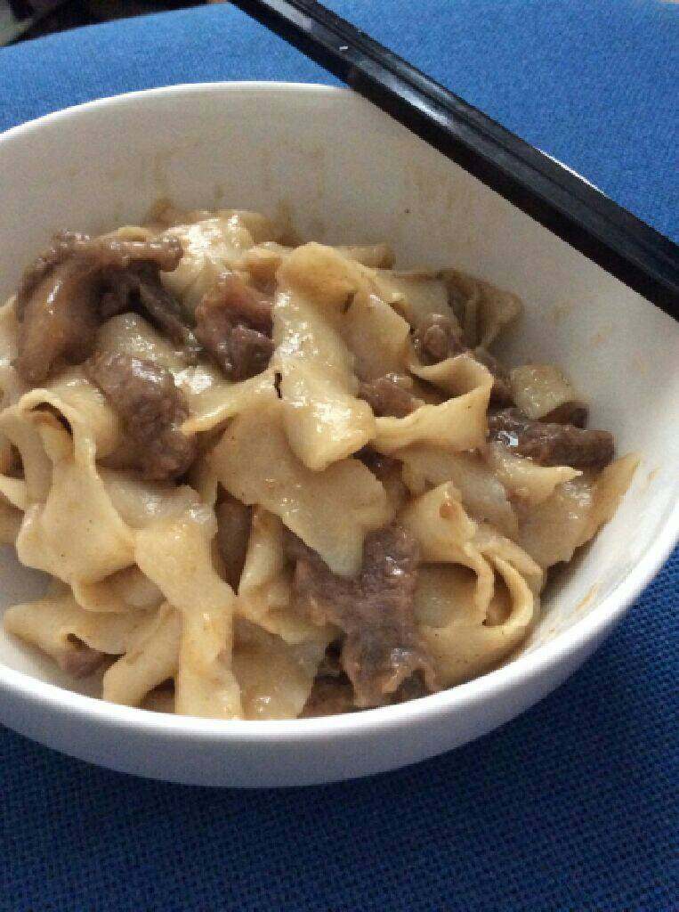 沙爹牛肉面,可以吃了