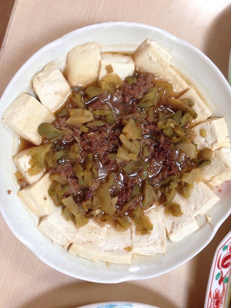 肉末蒸豆腐