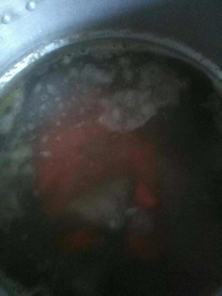 胡萝卜炖排骨,之后再倒入<a style='color:red;display:inline-block;' href='/shicai/ 25'>胡萝卜</a>姜盐调味品煮十五分钟左右