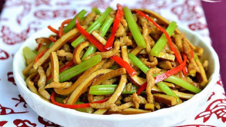 芹菜炒香干