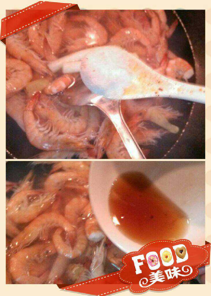 白灼虾,放点盐和料酒去腥味