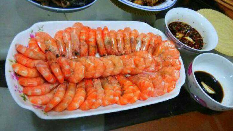 白灼虾,美味的虾