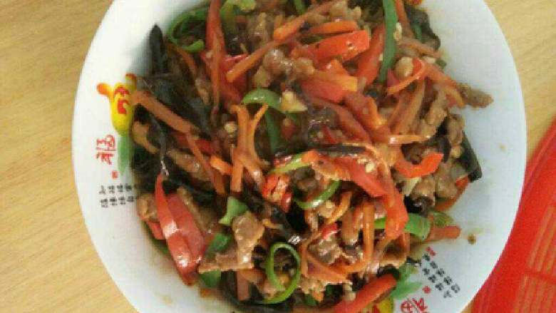 鱼香肉丝,美味的鱼香肉丝