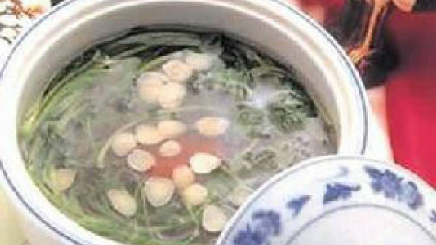 西洋菜杏仁汤