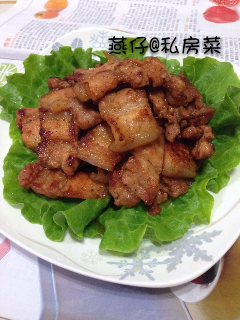 香煎五花肉