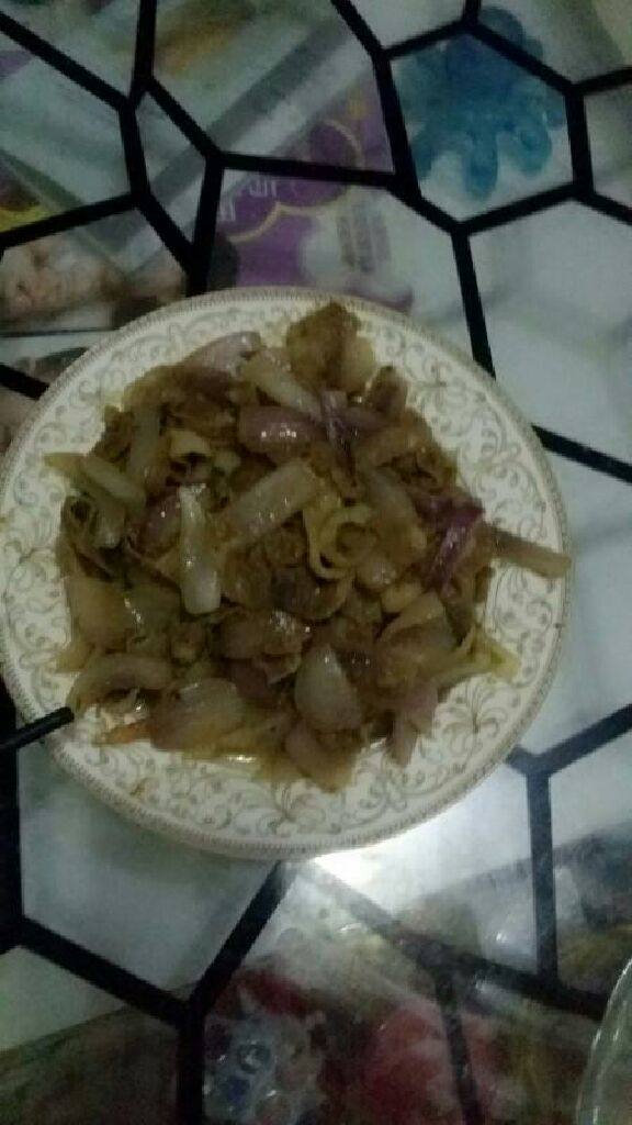 洋葱孜然羊肉片