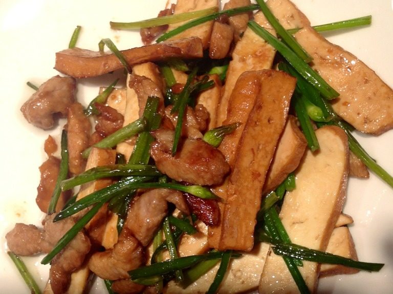 肉丝炒豆干