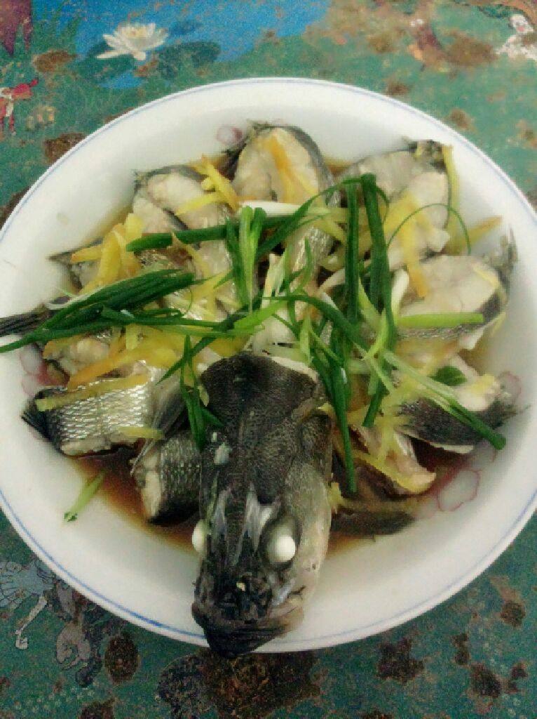 蒸海鲈鱼
