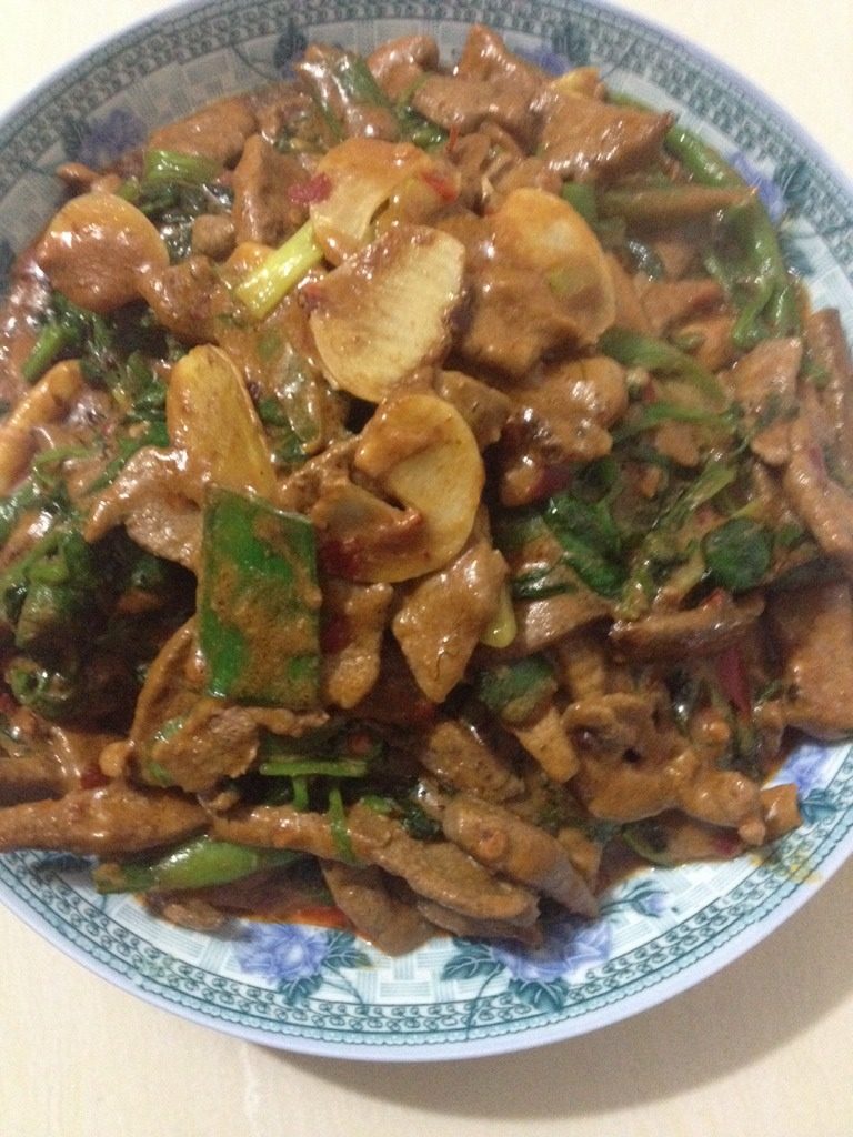 爆炒猪肝