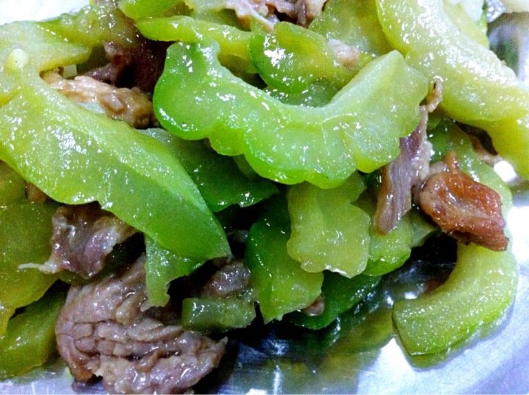 肉炒苦瓜