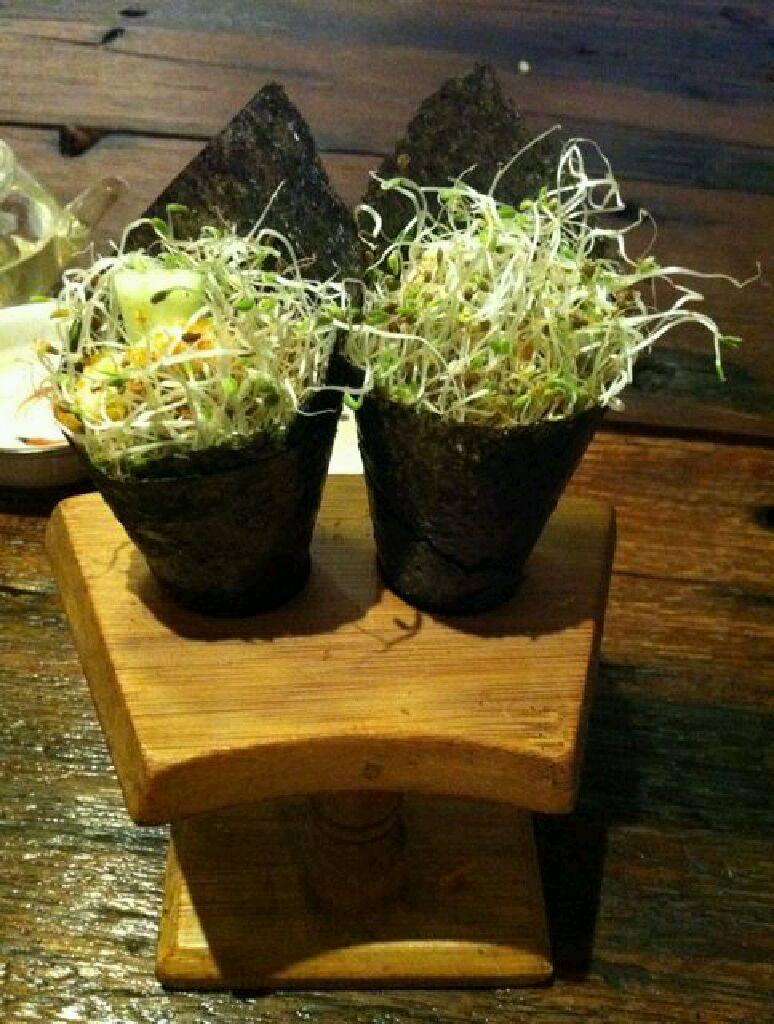 牙菜沙律紫菜卷