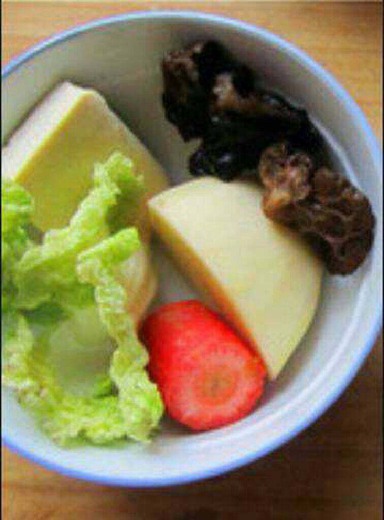 专为宝宝做的疙瘩汤,准备材料