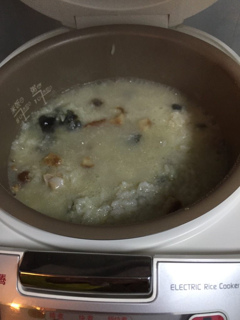 皮蛋烧鸭粥