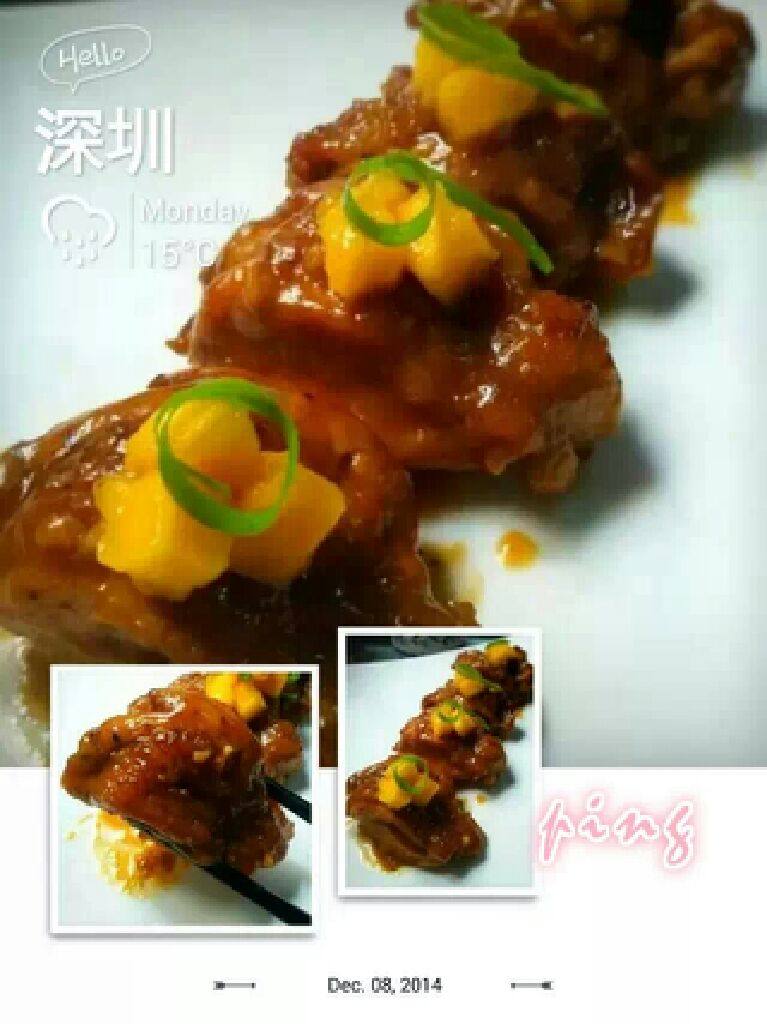 香芒鸡腿